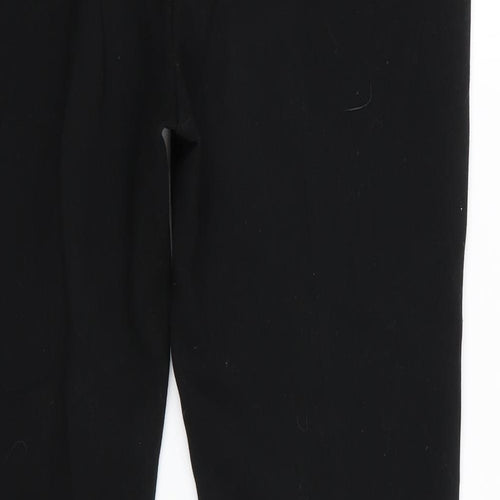 Marks and Spencer Womens Black  Polyester Bloomer Trousers Size 12 L28 in Regular