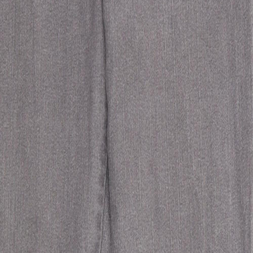 Divided Womens Grey  Cotton Skinny Jeans Size 12 L28 in Regular  - Mid grey Side Zip