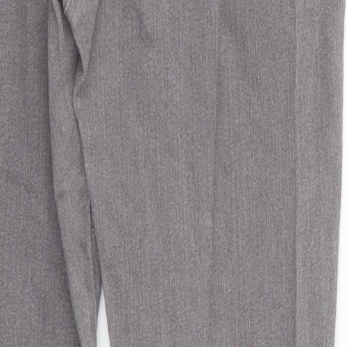 Divided Womens Grey  Cotton Skinny Jeans Size 12 L28 in Regular  - Mid grey Side Zip