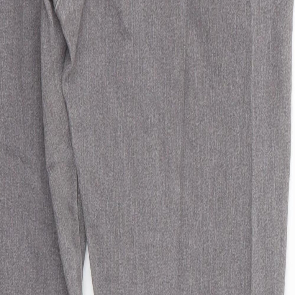Divided Womens Grey  Cotton Skinny Jeans Size 12 L28 in Regular  - Mid grey Side Zip