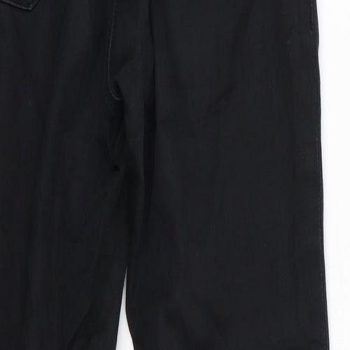 Topshop Moto Mens Black  Cotton Skinny Jeans Size 28 in L28 in Regular