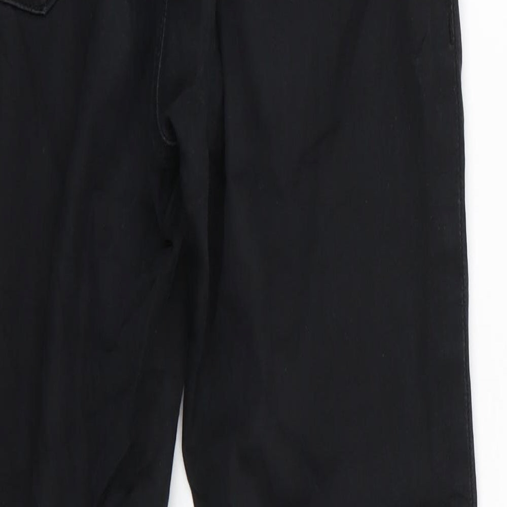 Topshop Moto Mens Black  Cotton Skinny Jeans Size 28 in L28 in Regular