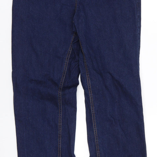 George Womens Blue  Cotton Straight Jeans Size 12 L27 in Regular  - Dark Blue