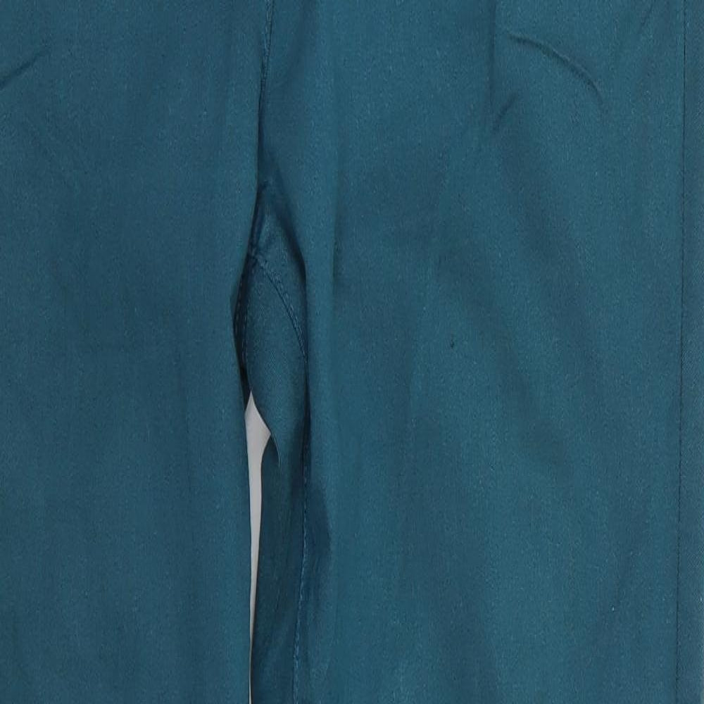 Marks and Spencer Womens Green  Cotton Jegging Jeans Size 16 L31.5 in Regular  - Dark Teal