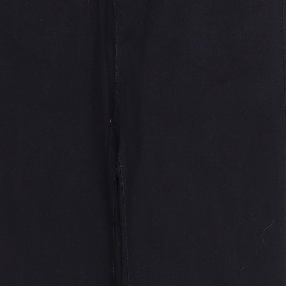 Per Una Womens Blue  Cotton Straight Jeans Size 16 L30 in Regular  - Midnight blue