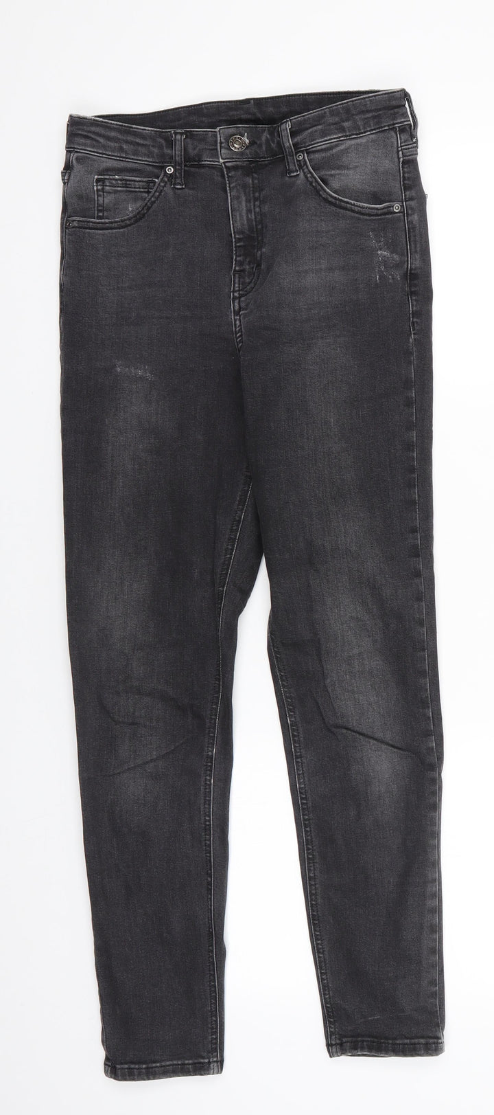 TopShop Moto Mens Black  Cotton Skinny Jeans Size 28 in L26 in Regular