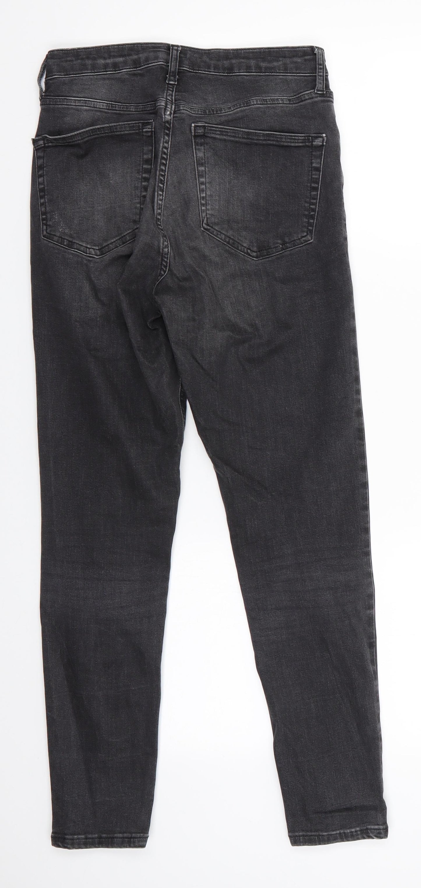 TopShop Moto Mens Black  Cotton Skinny Jeans Size 28 in L26 in Regular