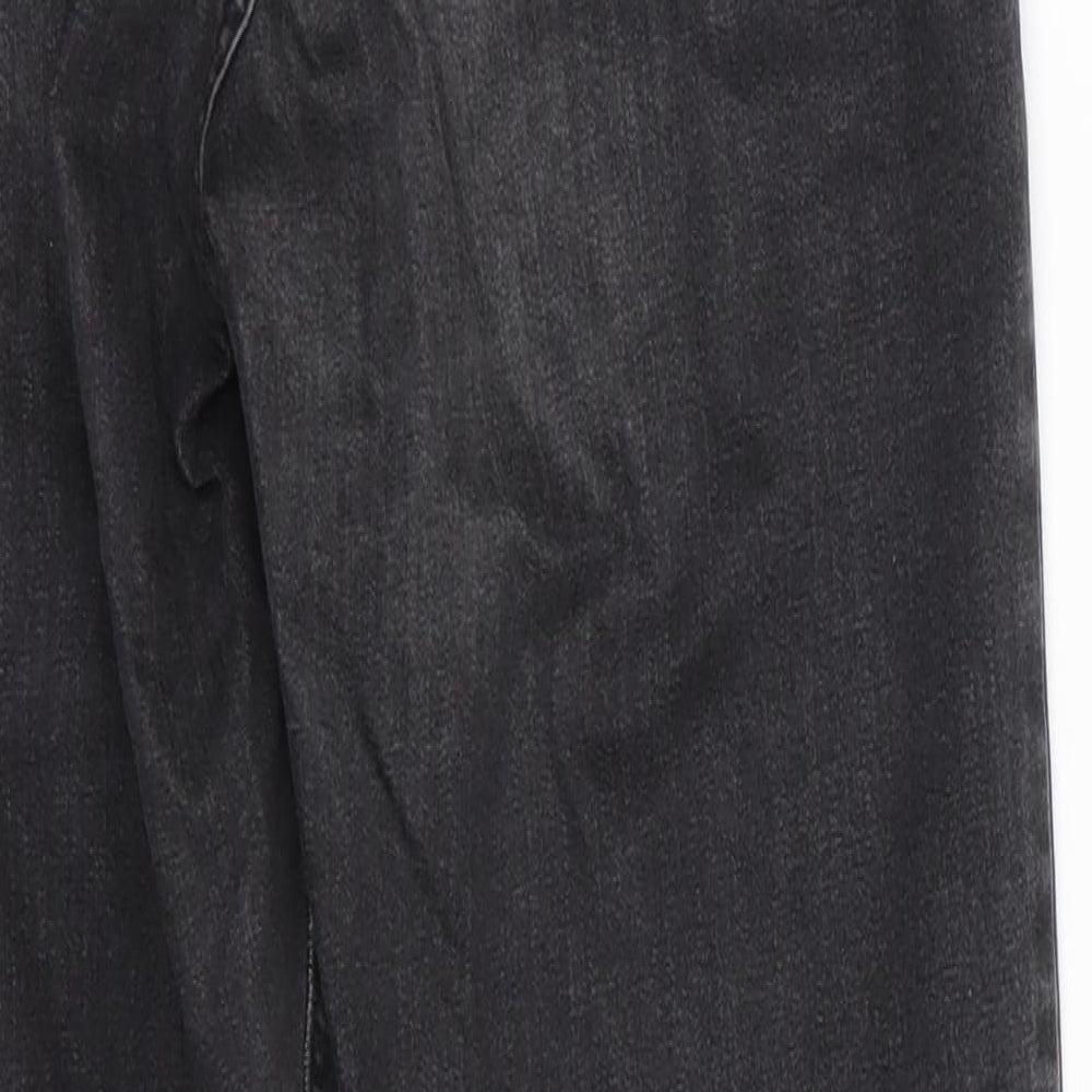 TopShop Moto Mens Black  Cotton Skinny Jeans Size 28 in L26 in Regular