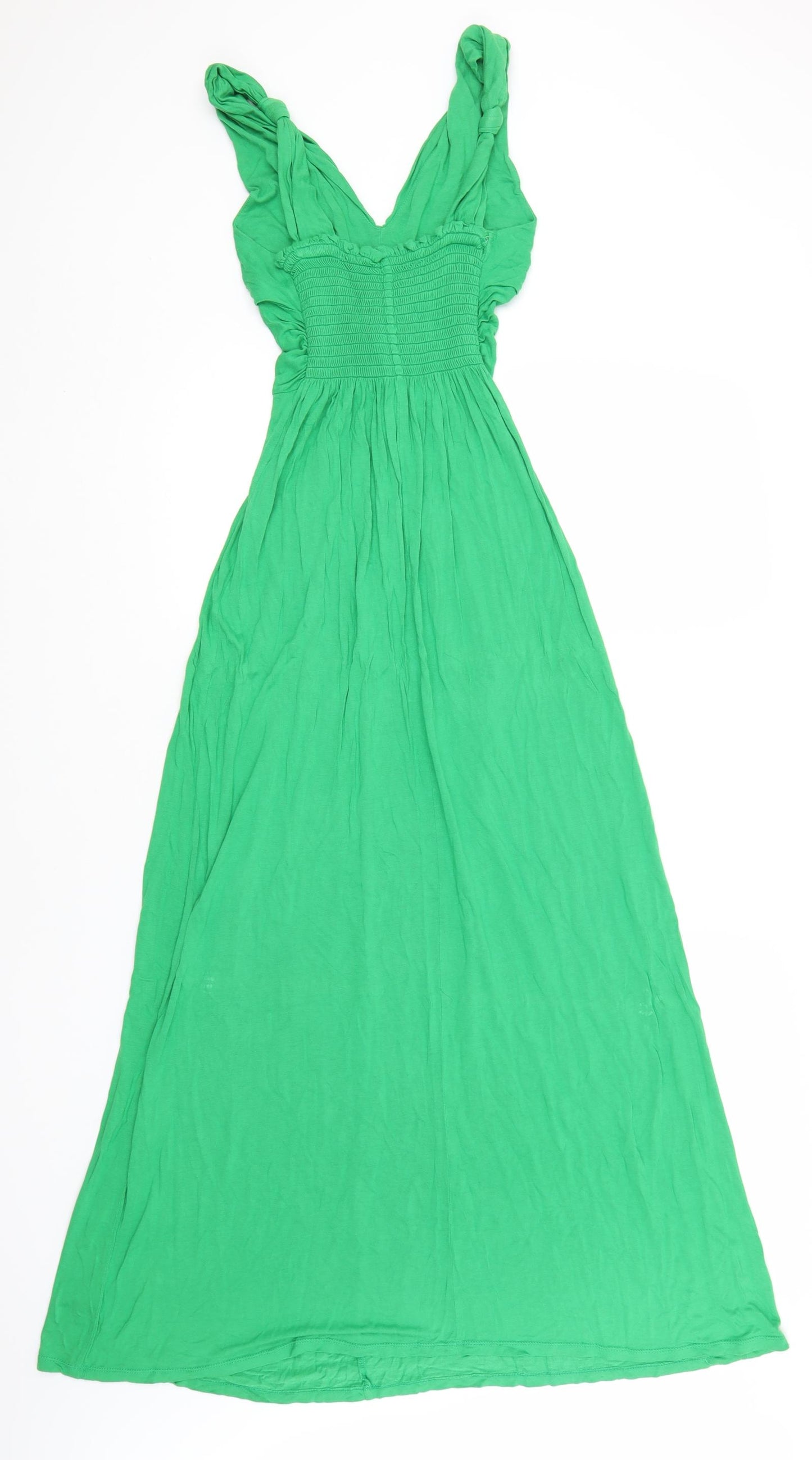 NEXT Womens Green  Viscose A-Line  Size 10  V-Neck