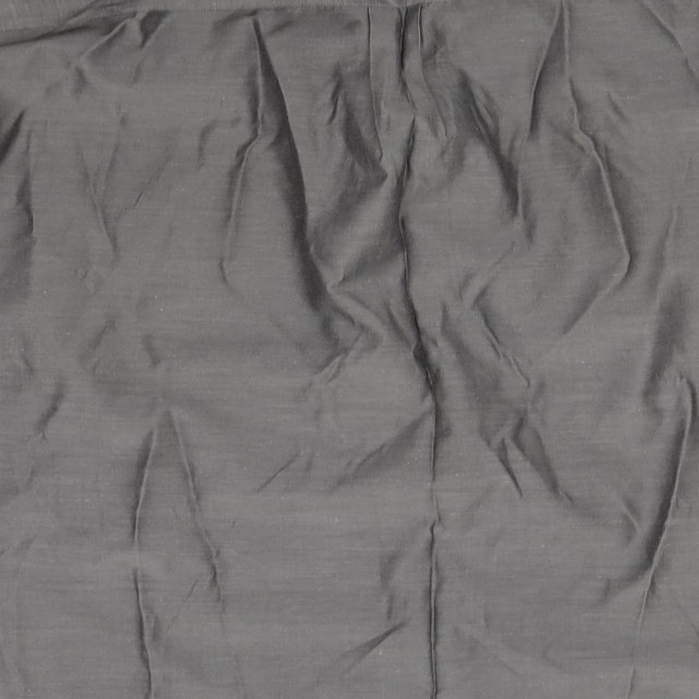 Portfolio Mens Grey  Polyester  T-Shirt Size M Collared