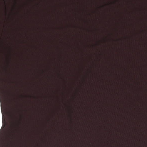 H&M Womens Black  Polyester Basic Blouse Size M High Neck