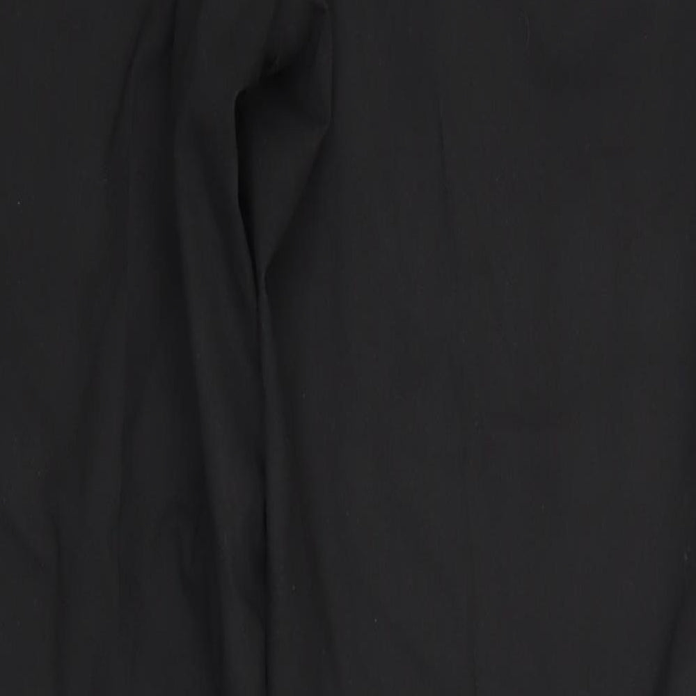 River Island Mens Black  Polyester Trousers  Size 34 in L31 in Regular