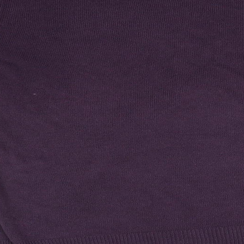 MK one Womens Blue Round Neck  Acrylic Pullover Jumper Size S