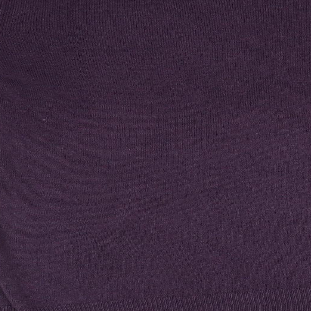 MK one Womens Blue Round Neck  Acrylic Pullover Jumper Size S