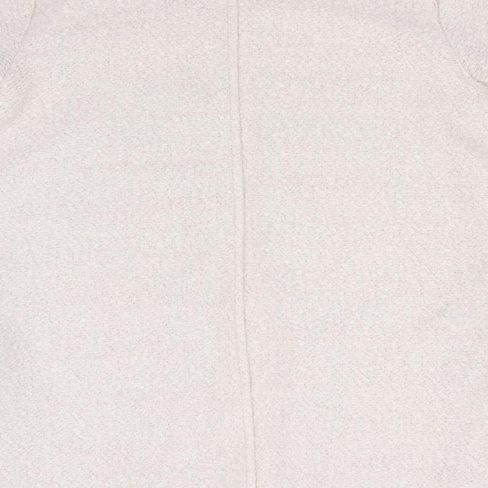 Marks and Spencer Womens Beige   Overcoat Coatigan Size 14