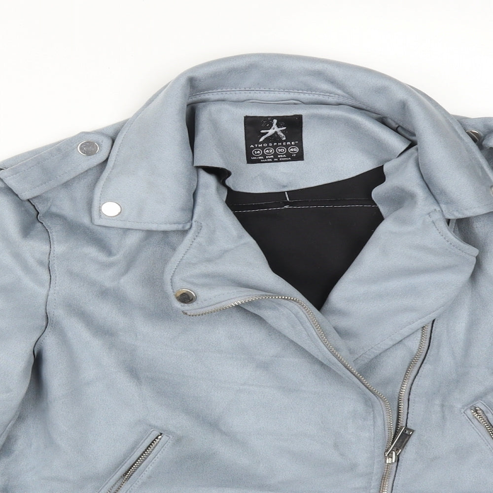 Atmosphere Womens Blue   Jacket  Size 14