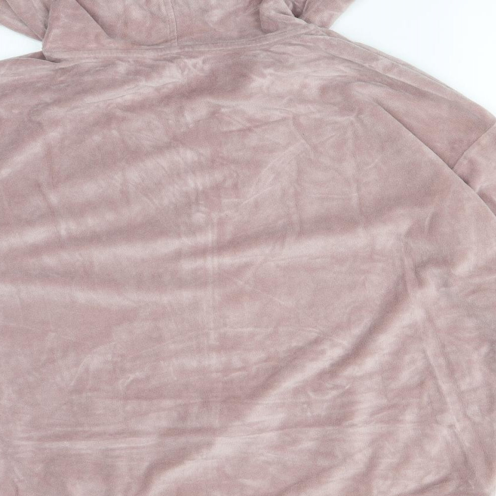 NEXT Womens Pink  Cotton Full Zip Hoodie Size 16