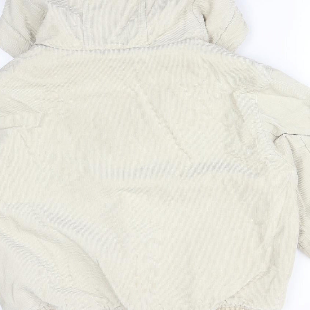 NEXT Womens Ivory   Overcoat Coat Size 14