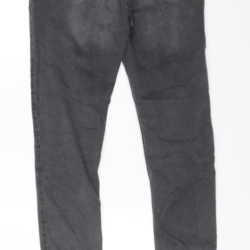 DENIM CO Girls Grey  Cotton Skinny Jeans Size 12-13 Years  Regular
