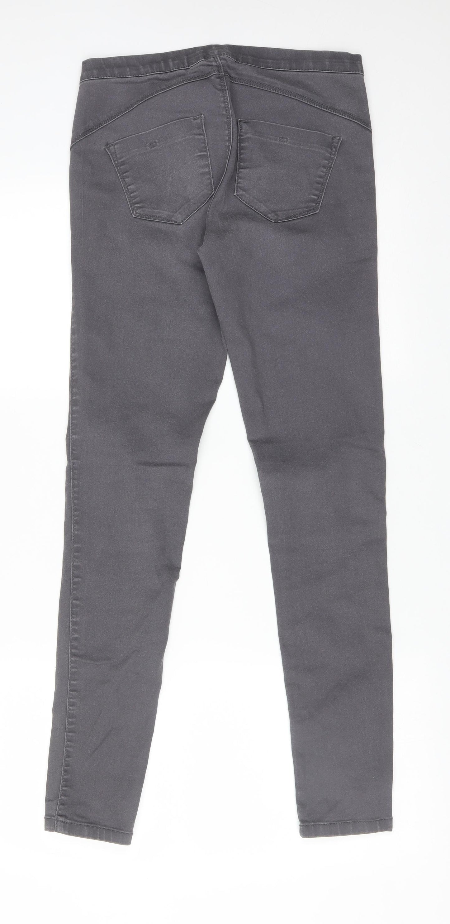 CAMAIEU Womens Grey  Cotton Jegging Jeans Size 8 L29 in Regular