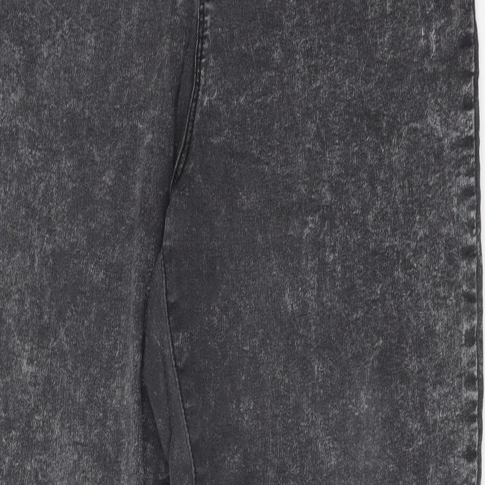 DENIM CO Womens Grey  Cotton Skinny Jeans Size 16 L30 in Regular