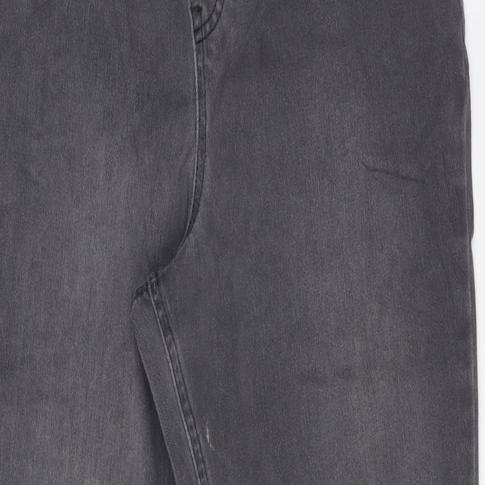 F&F Womens Grey  Cotton Jegging Jeans Size 16 L28 in Regular