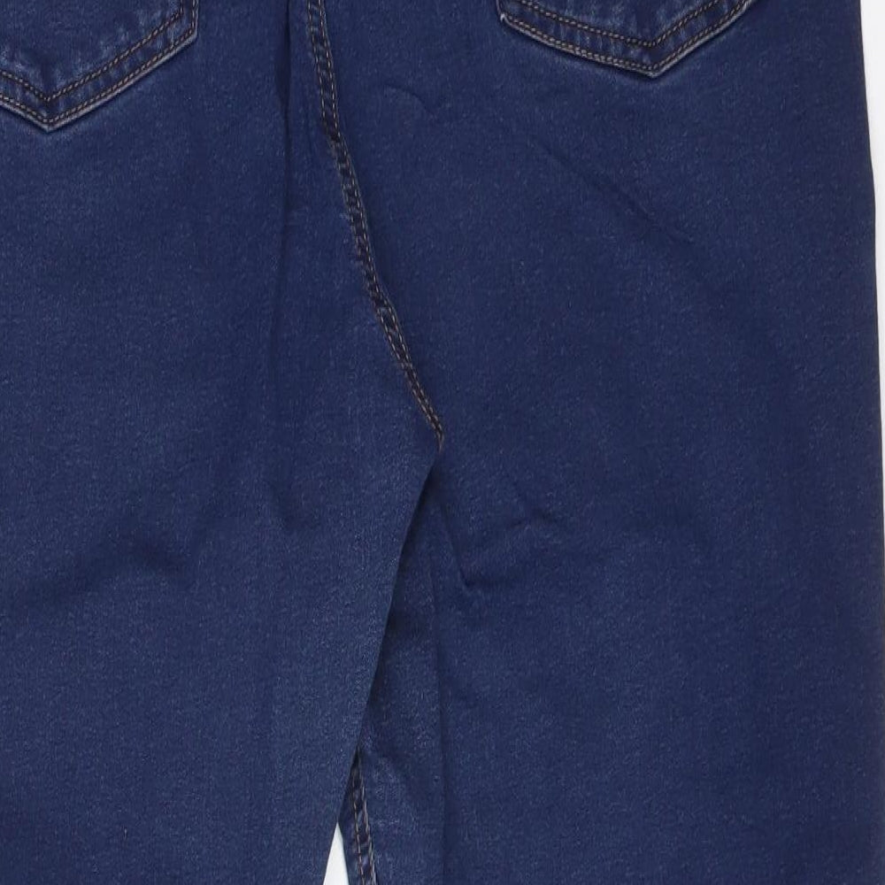 M&S Womens Blue  Cotton Jegging Jeans Size 20 L26 in Regular