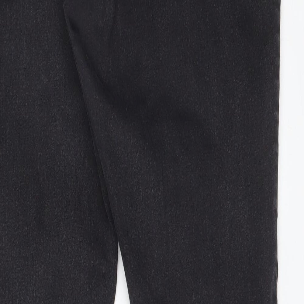 George Womens Black  Cotton Skinny Jeans Size 16 L30 in Regular
