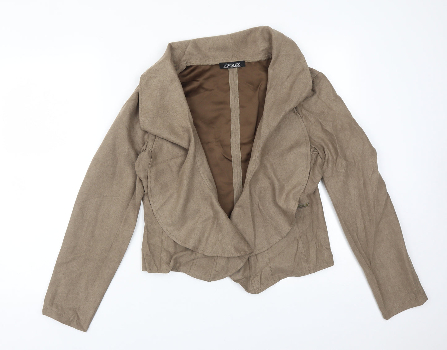 VIVANCE Womens Brown   Jacket  Size 12