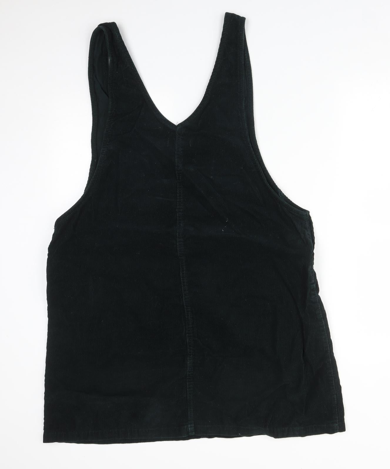 New Look Womens Green   Pinafore/Dungaree Dress  Size 16  V-Neck