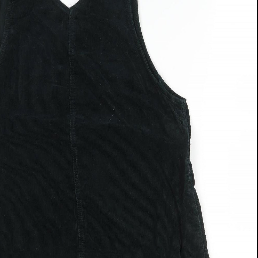 New Look Womens Green   Pinafore/Dungaree Dress  Size 16  V-Neck