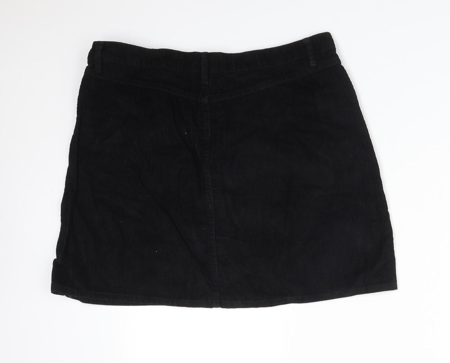 DENIM CO Womens Black  Cotton Straight & Pencil Skirt Size 14