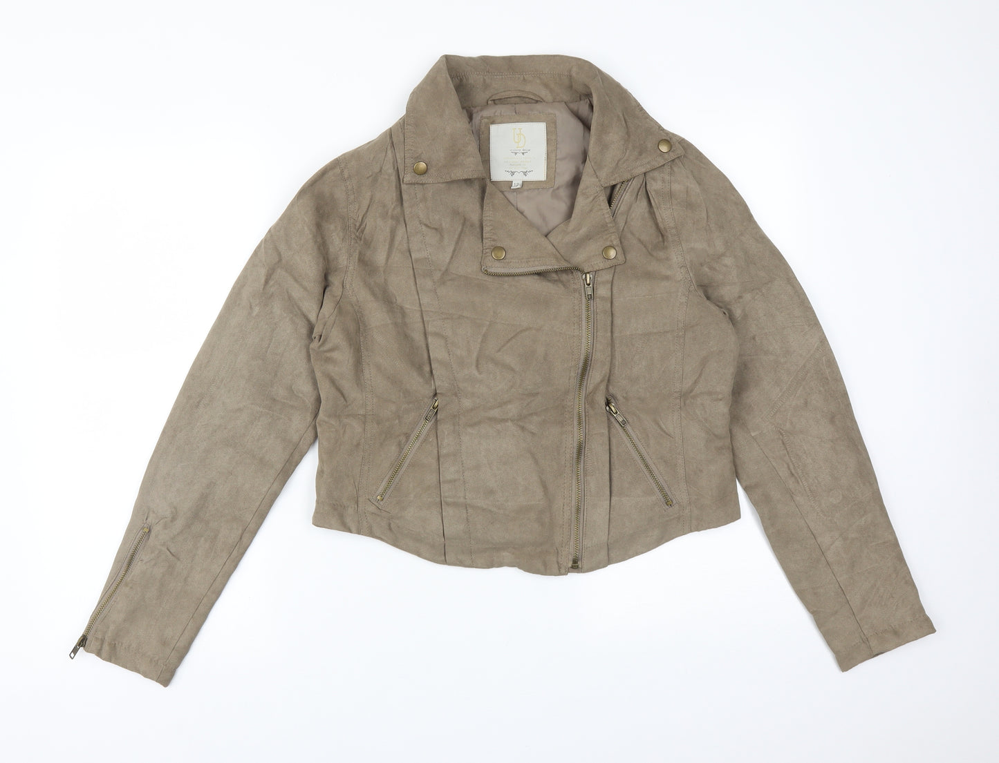 E-vie Womens Brown   Jacket  Size 12