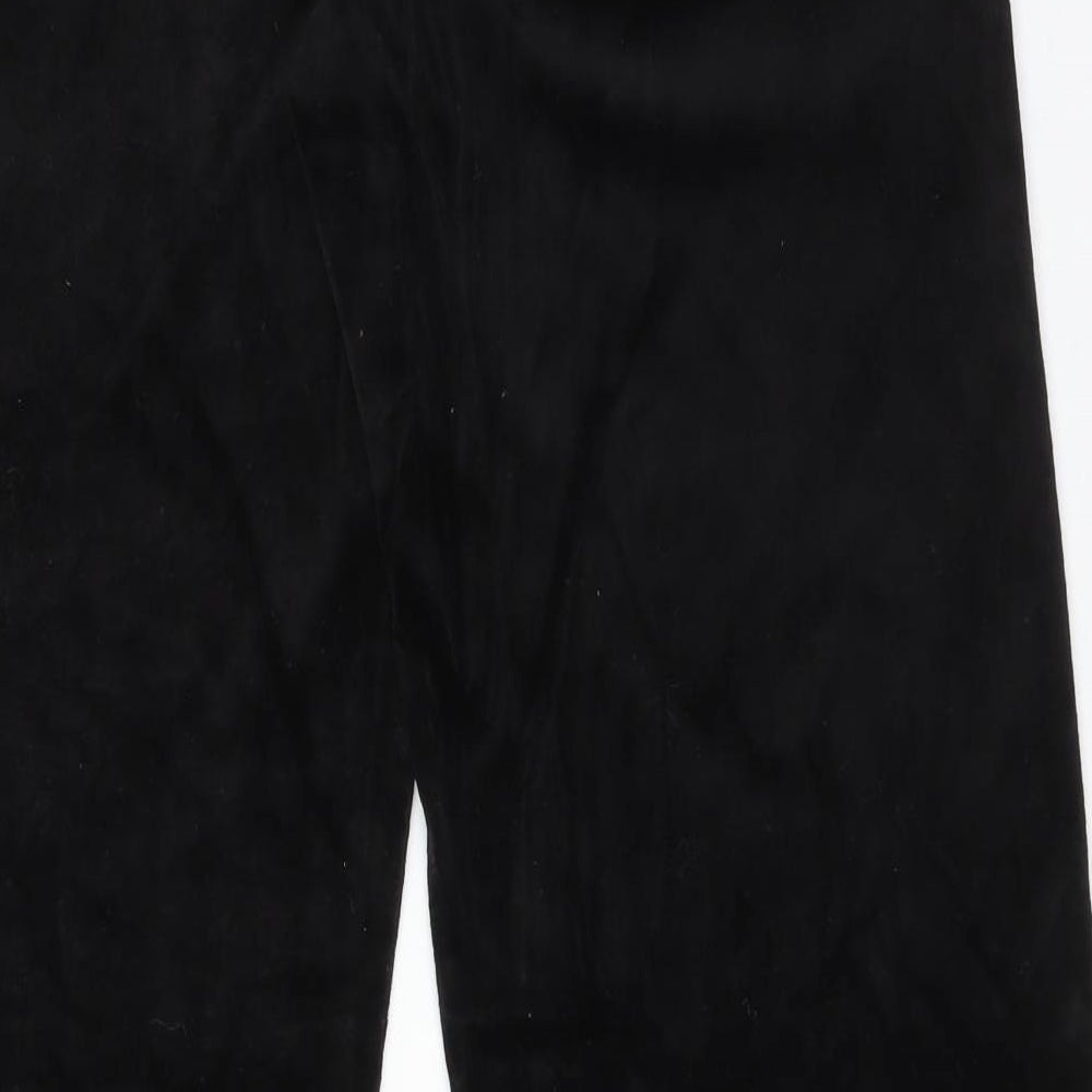 Juicy Couture Womens Black  Cotton Jogger Trousers Size L L30 in Regular