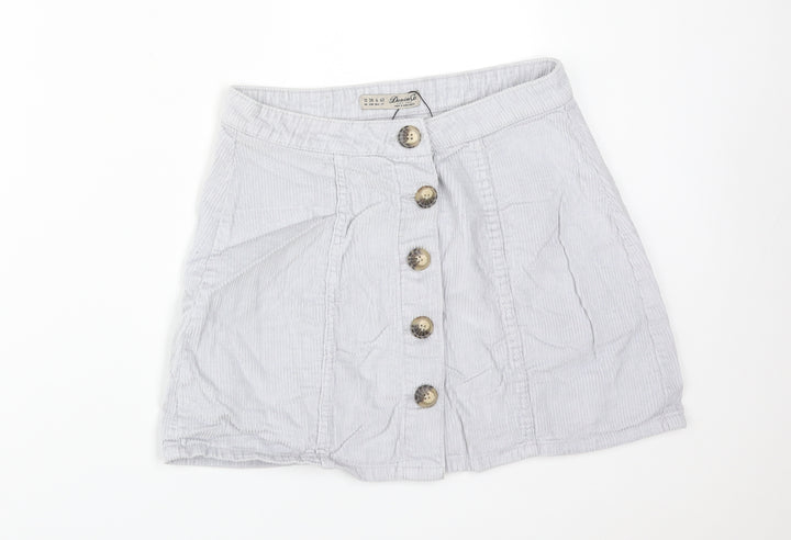 DENIM CO Womens Grey  Cotton Straight & Pencil Skirt Size 10