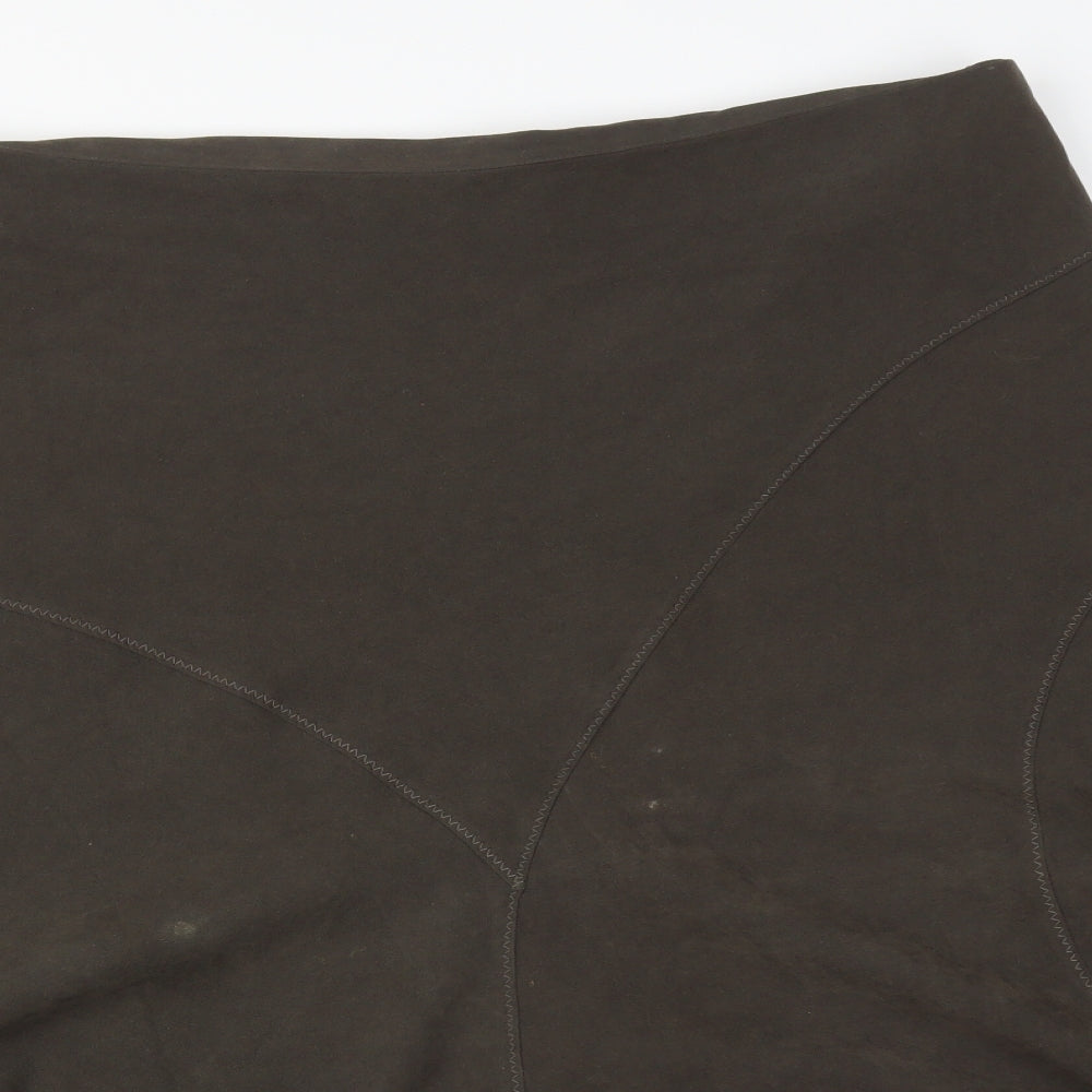 EWM Womens Green  Polyester Flare Skirt Size 20