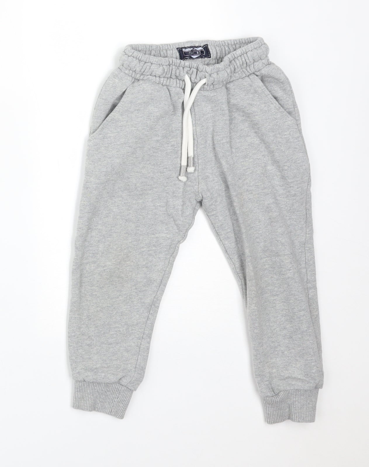 NEXT Boys Grey  Cotton Jogger Trousers Size 3-4 Years  Regular