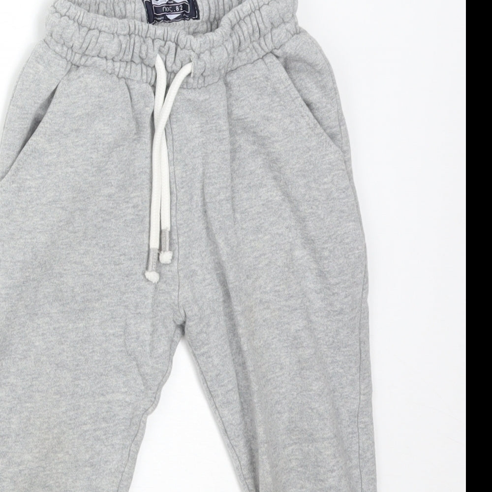NEXT Boys Grey  Cotton Jogger Trousers Size 3-4 Years  Regular