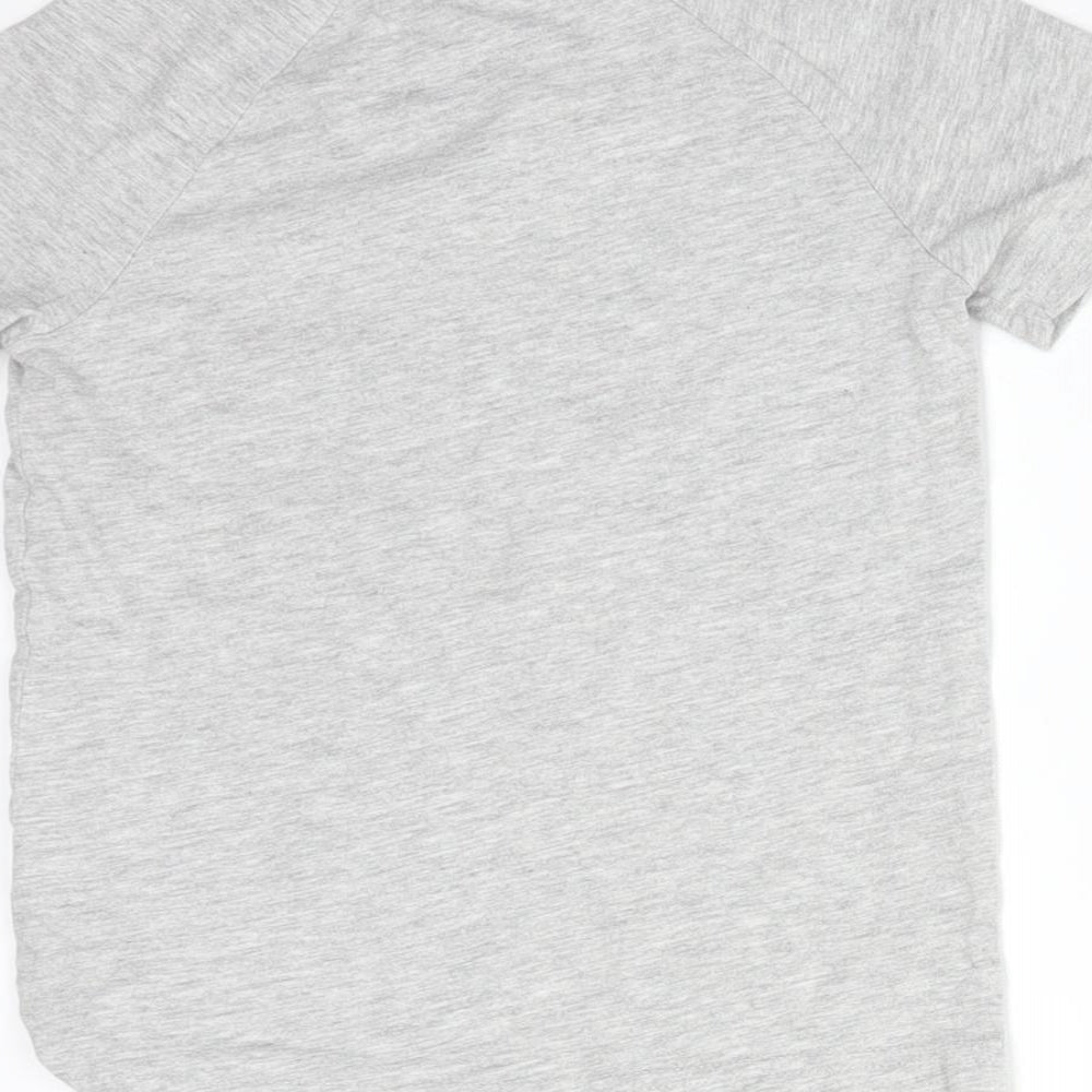 TU Boys Grey  Cotton Basic T-Shirt Size 4 Years Round Neck  - ROCK ON