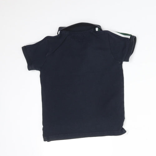 NEXT Boys Blue  Cotton Basic Polo Size 4 Years Collared