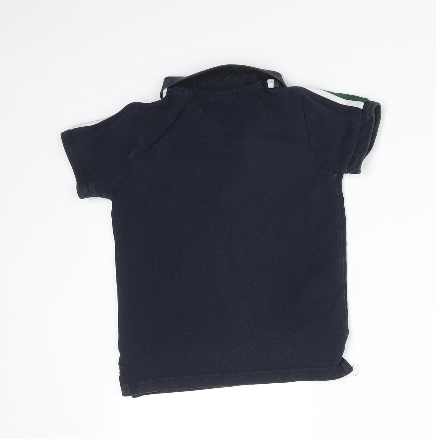 NEXT Boys Blue  Cotton Basic Polo Size 4 Years Collared