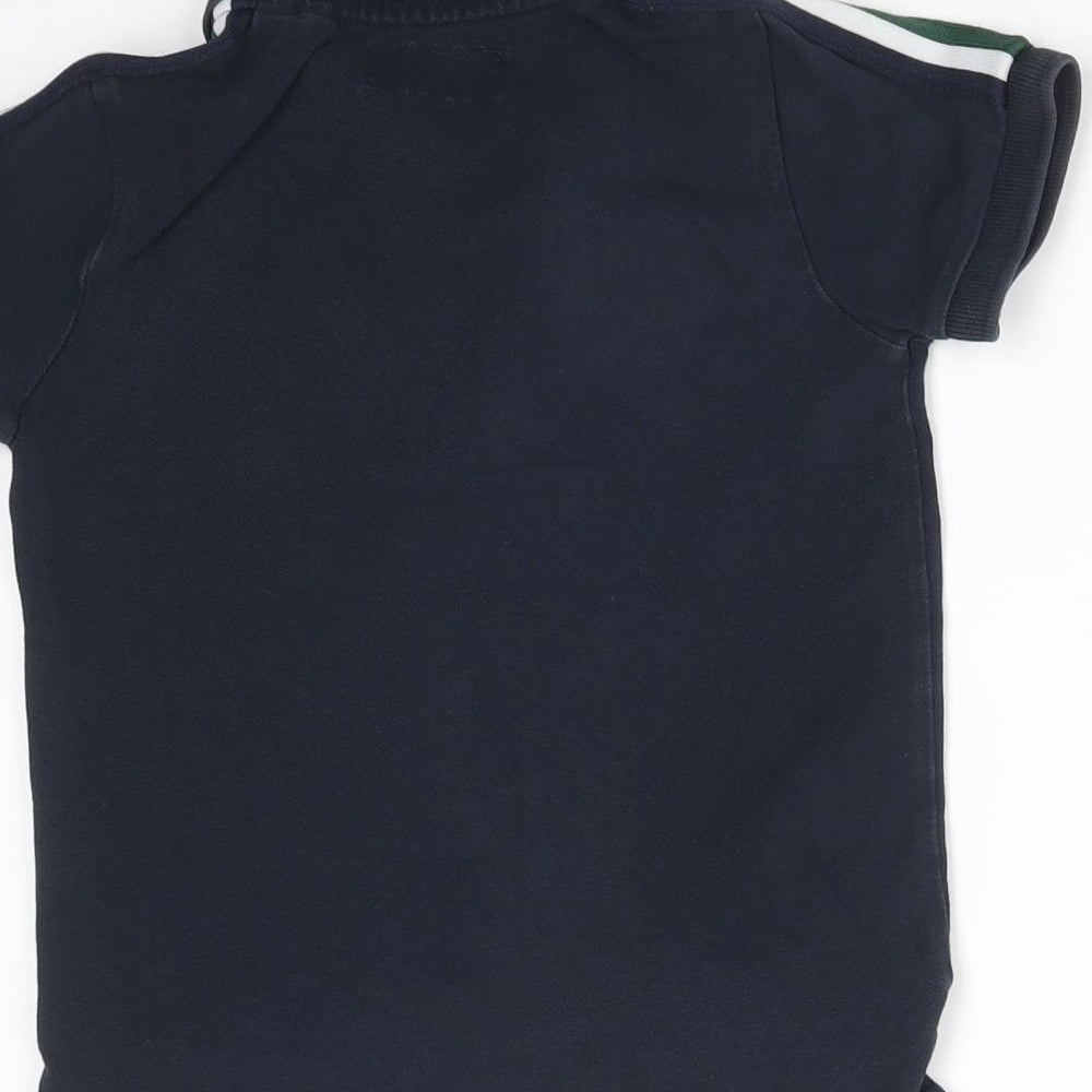 NEXT Boys Blue  Cotton Basic Polo Size 4 Years Collared