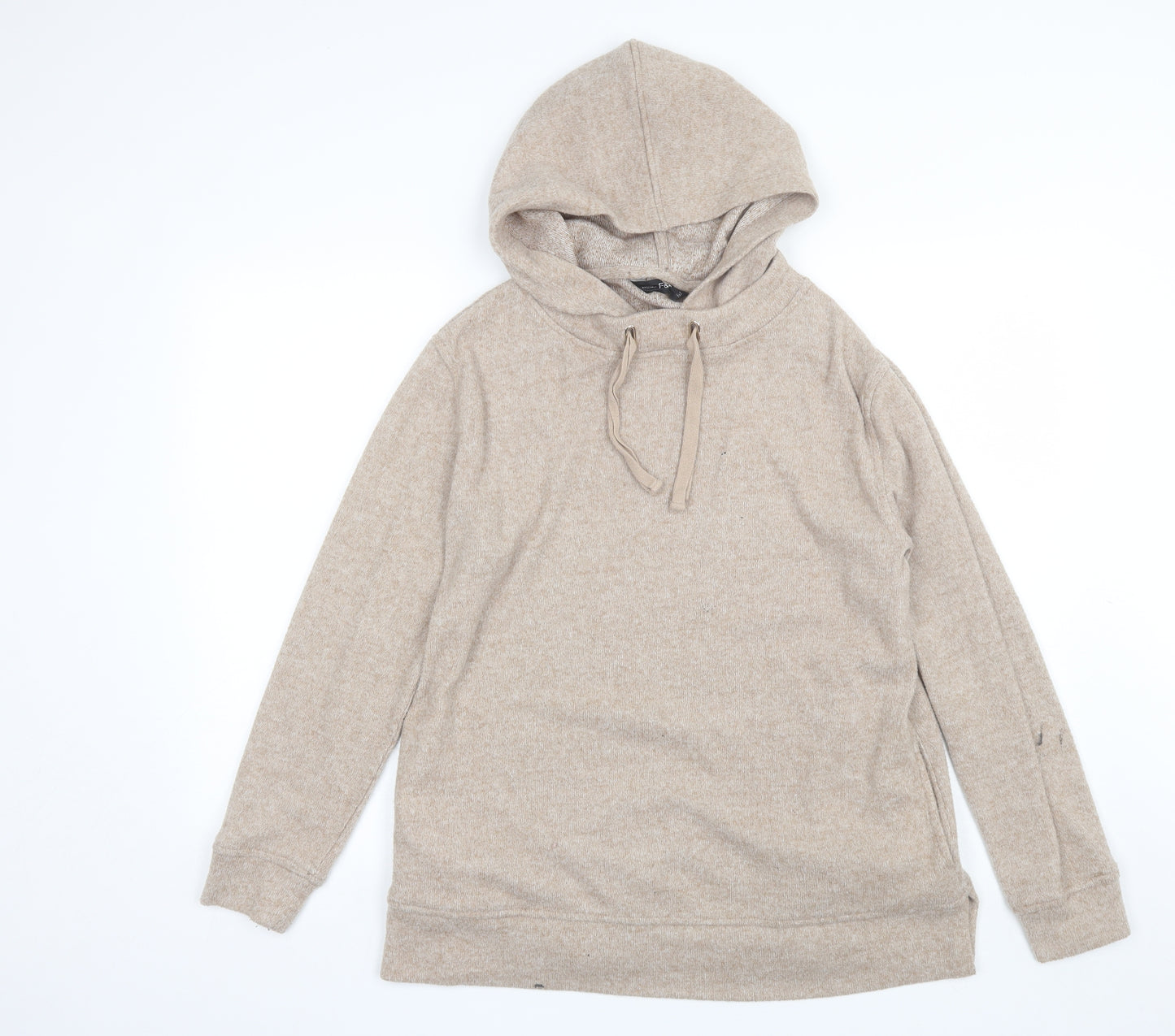 F&F Womens Brown  Polyester Pullover Hoodie Size 12
