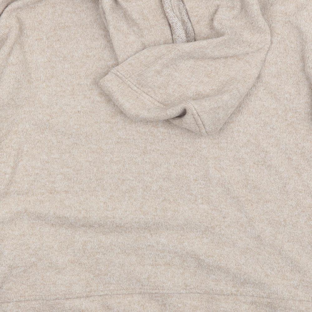 F&F Womens Brown  Polyester Pullover Hoodie Size 12
