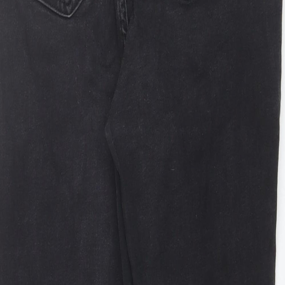 River Island Womens Black  Cotton Skinny Jeans Size 14 L25 in Regular