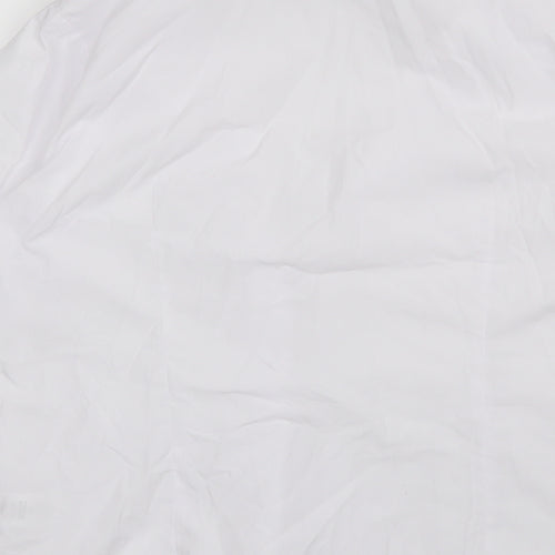 George Girls White  Polyester Basic Button-Up Size 16 Years Collared