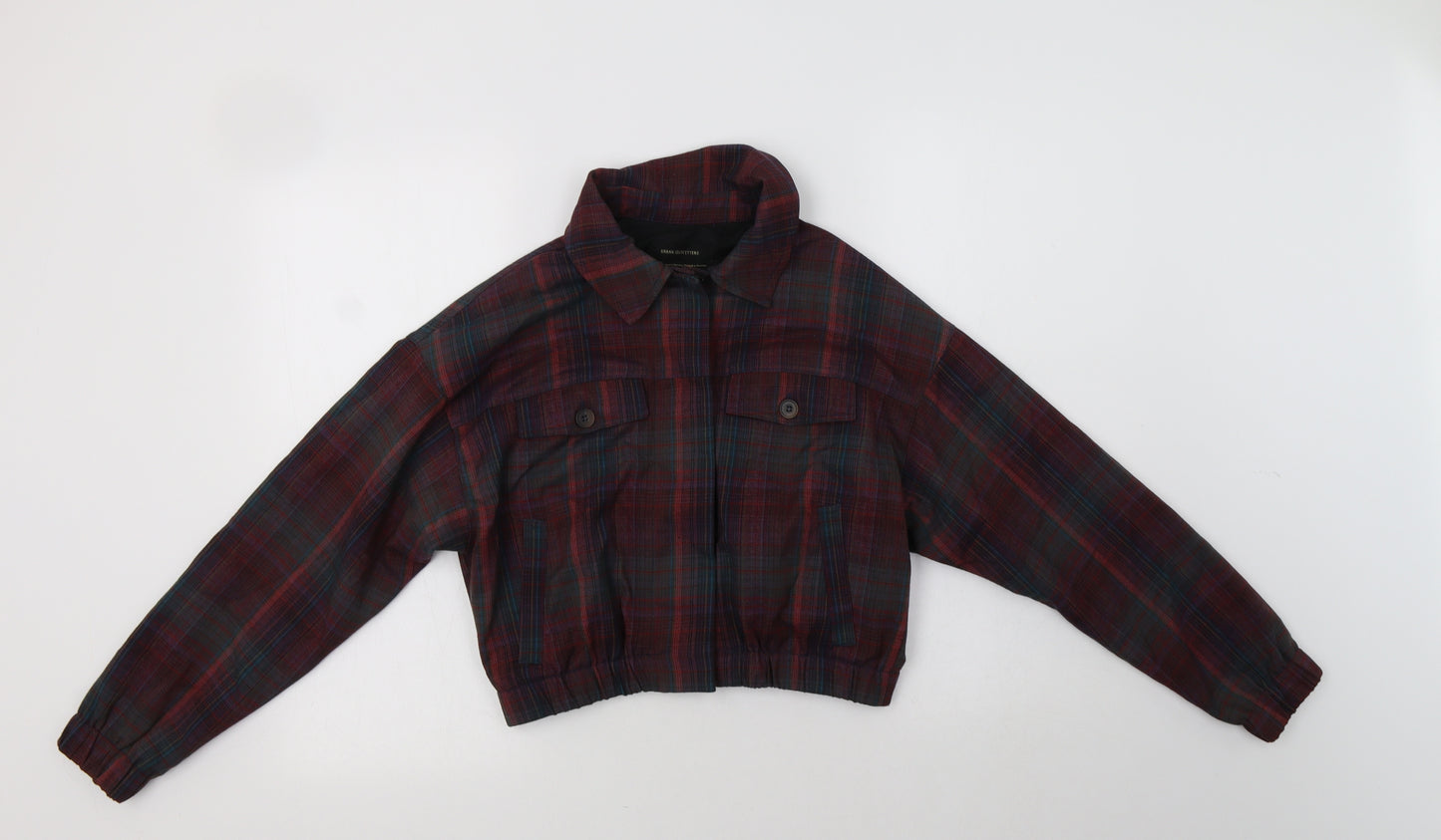 Urban Outfitters Womens Purple Check  Jacket  Size XS