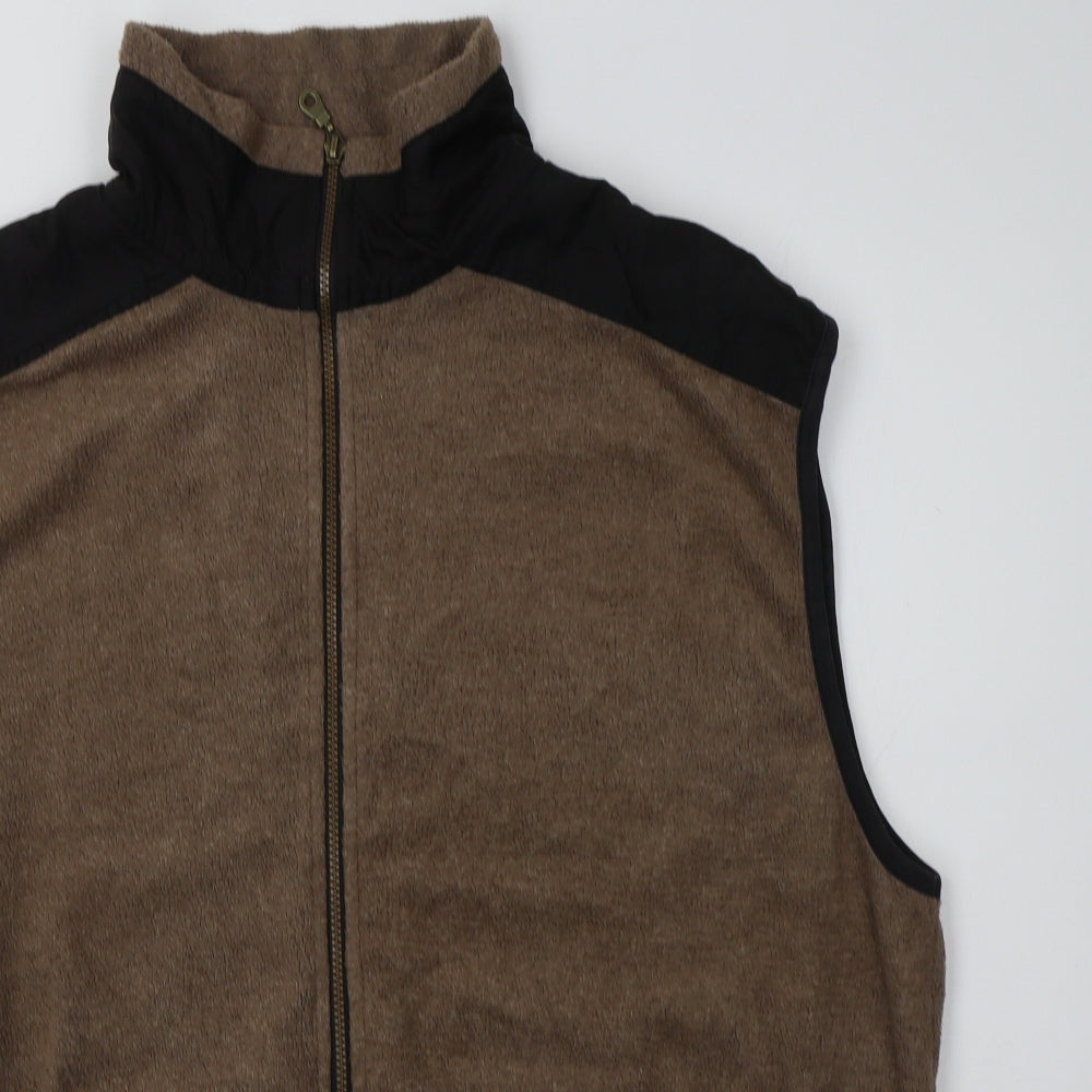 C&A Mens Brown   Gilet Waistcoat Size XL