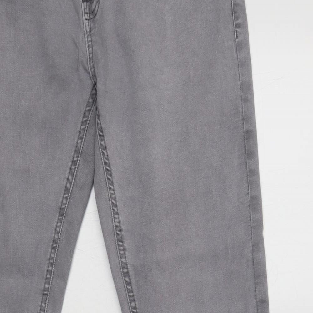 NEXT Mens Grey  Cotton Skinny Jeans Size 34 L31 in Regular