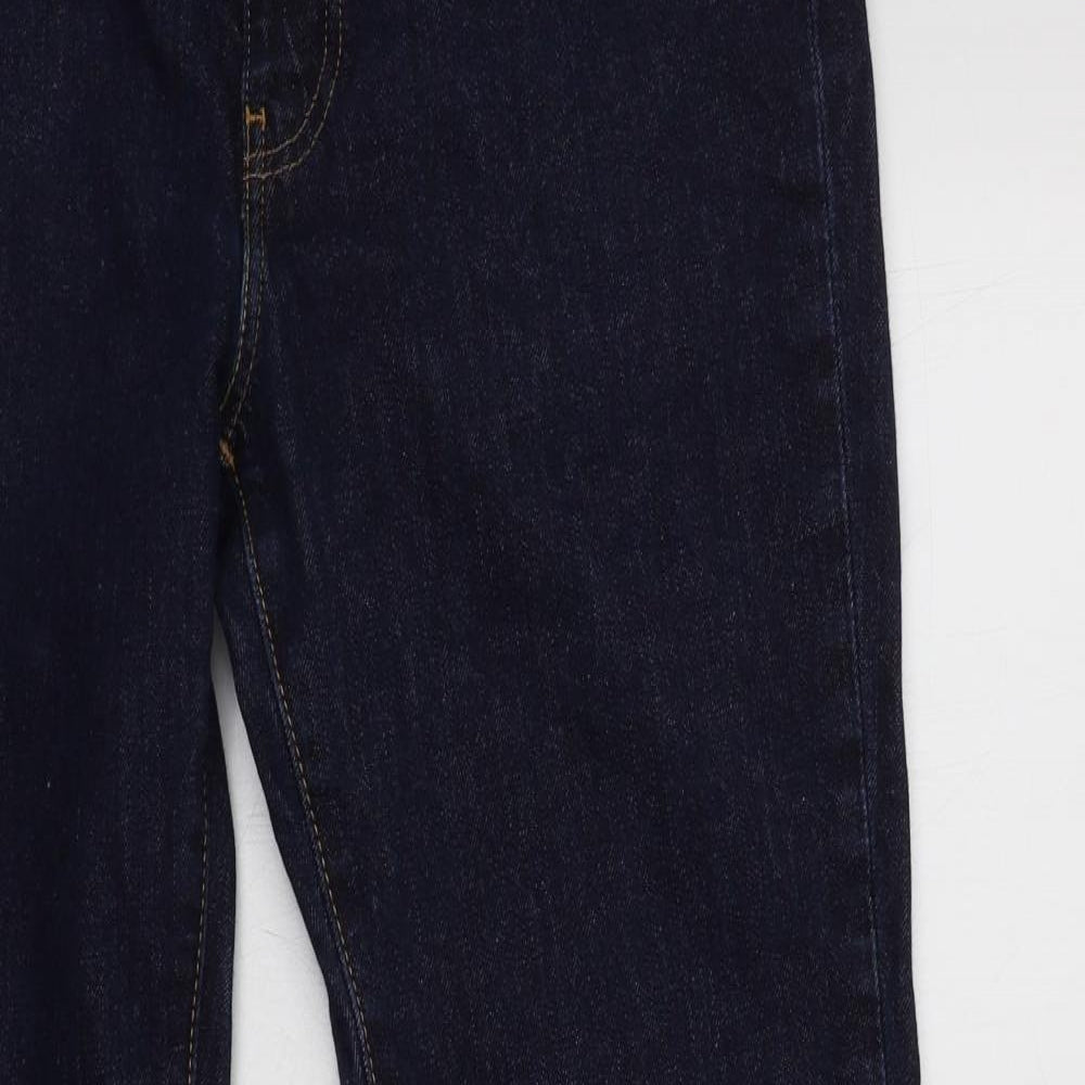 Levi's Mens Blue  Cotton Straight Jeans Size 34 L32 in Regular